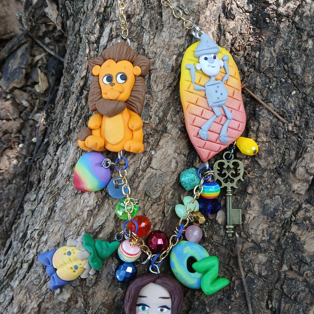 💫Colorful🌈 Wizard of Oz 🌈 Dorthy💥 Necklace - Picture 4 of 8